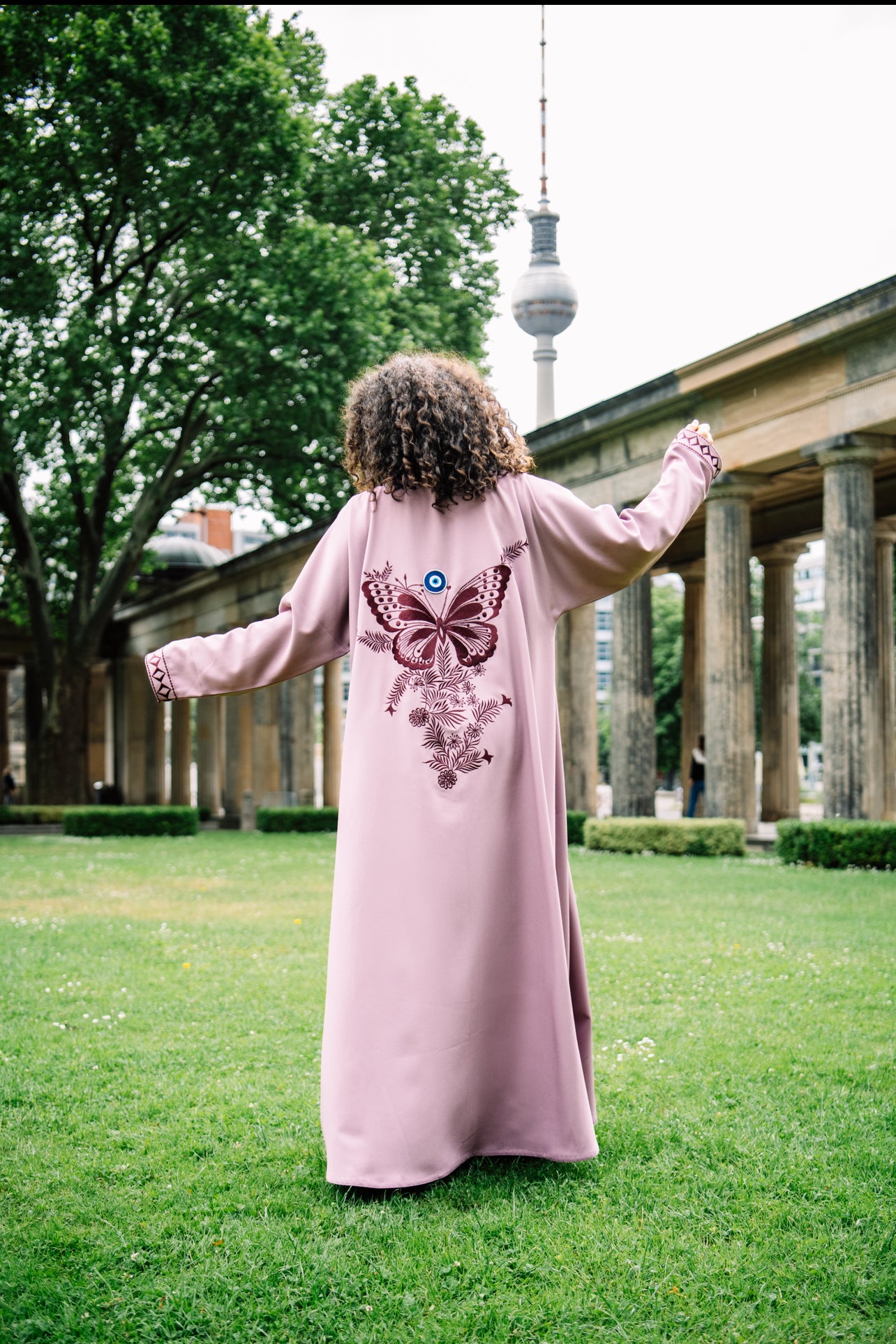 Abaya : Happiness (Pure Italian Crepe Fabric)