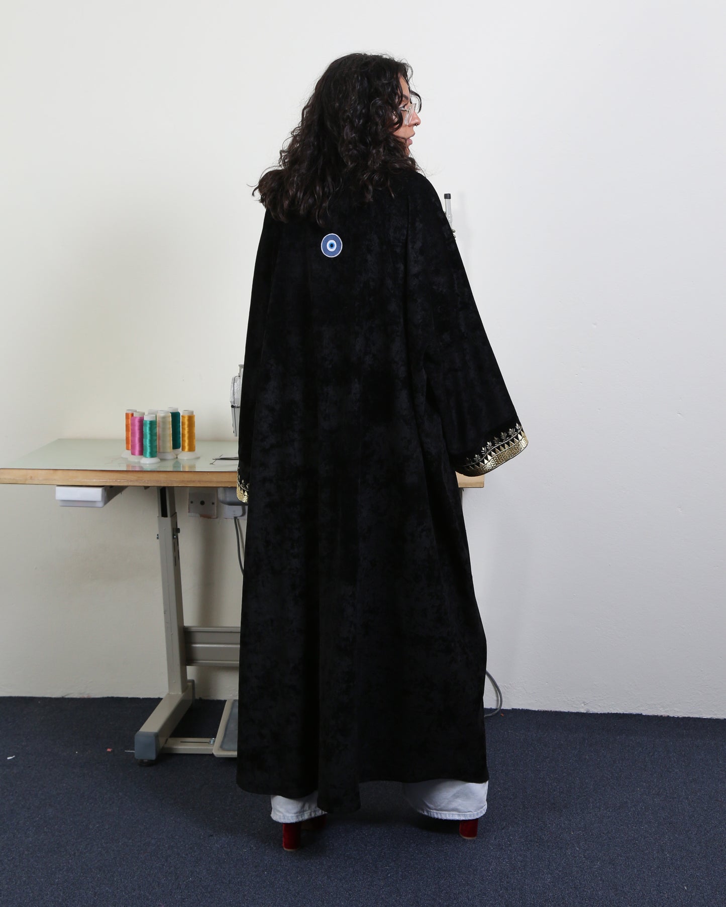 The Royal Zari ( Velvet & Linen)