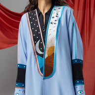 Ocean Eyes Abaya