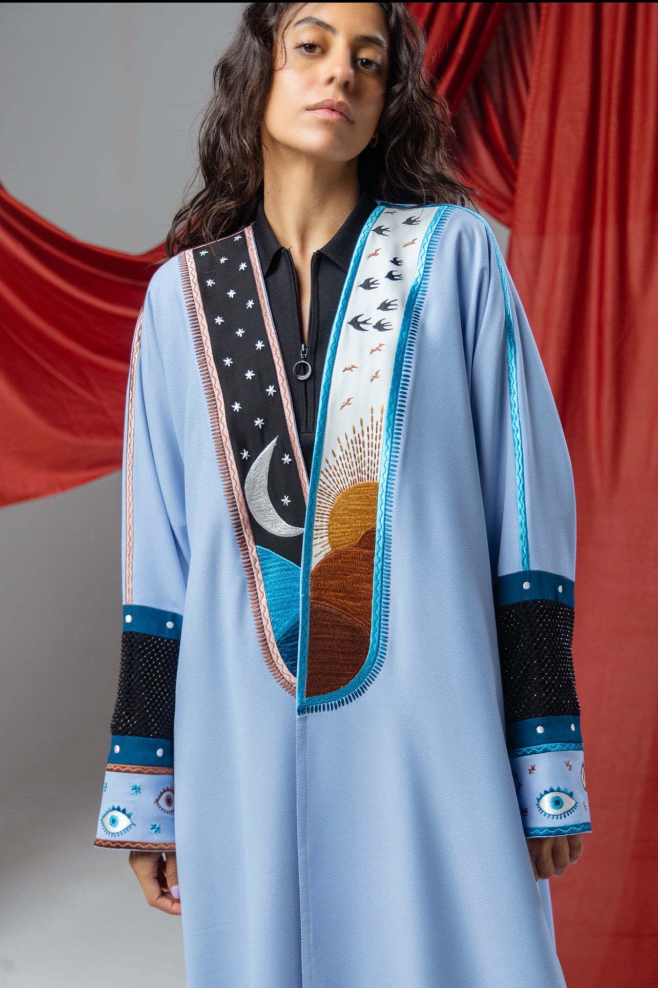Ocean Eyes Abaya