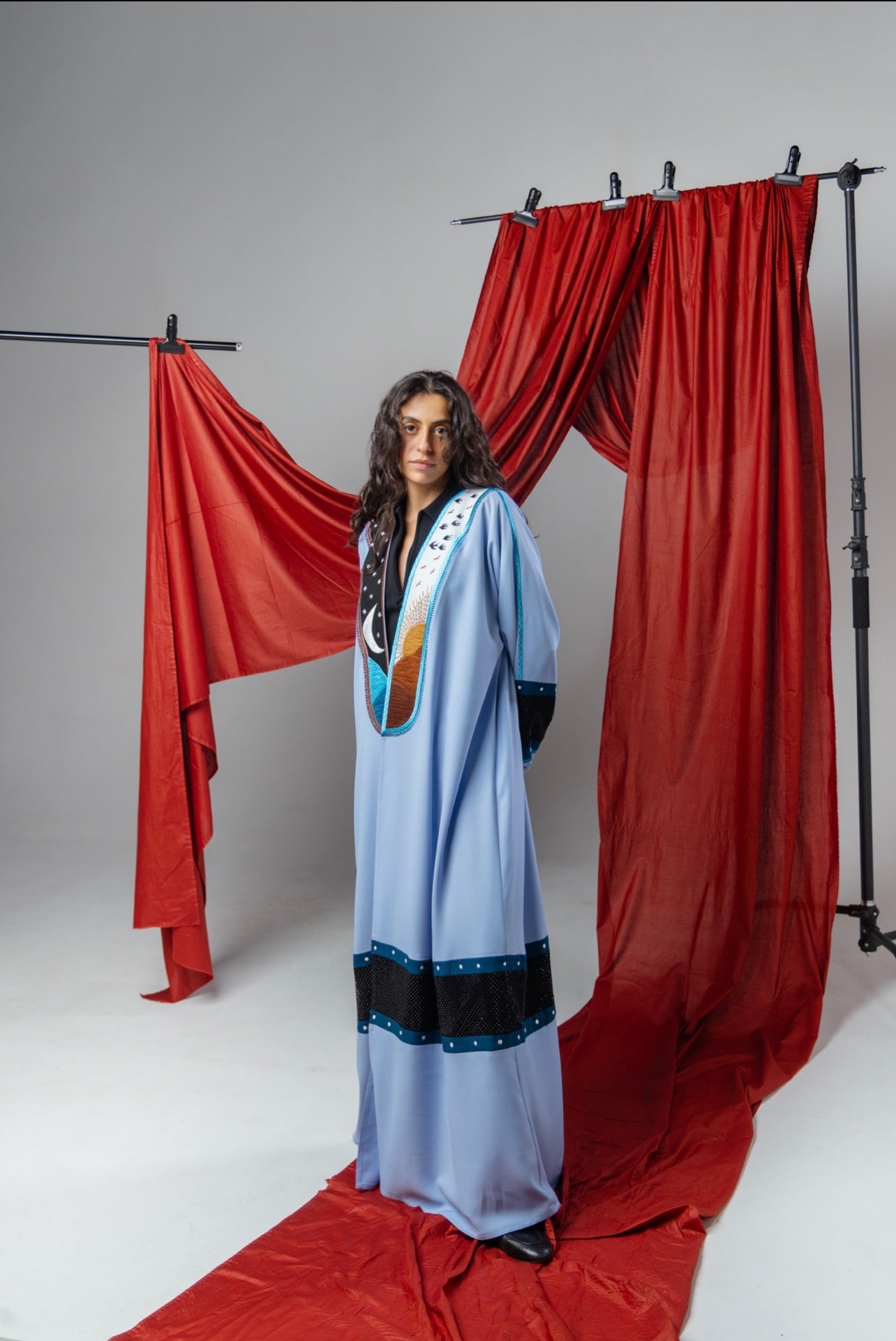 Ocean Eyes Abaya
