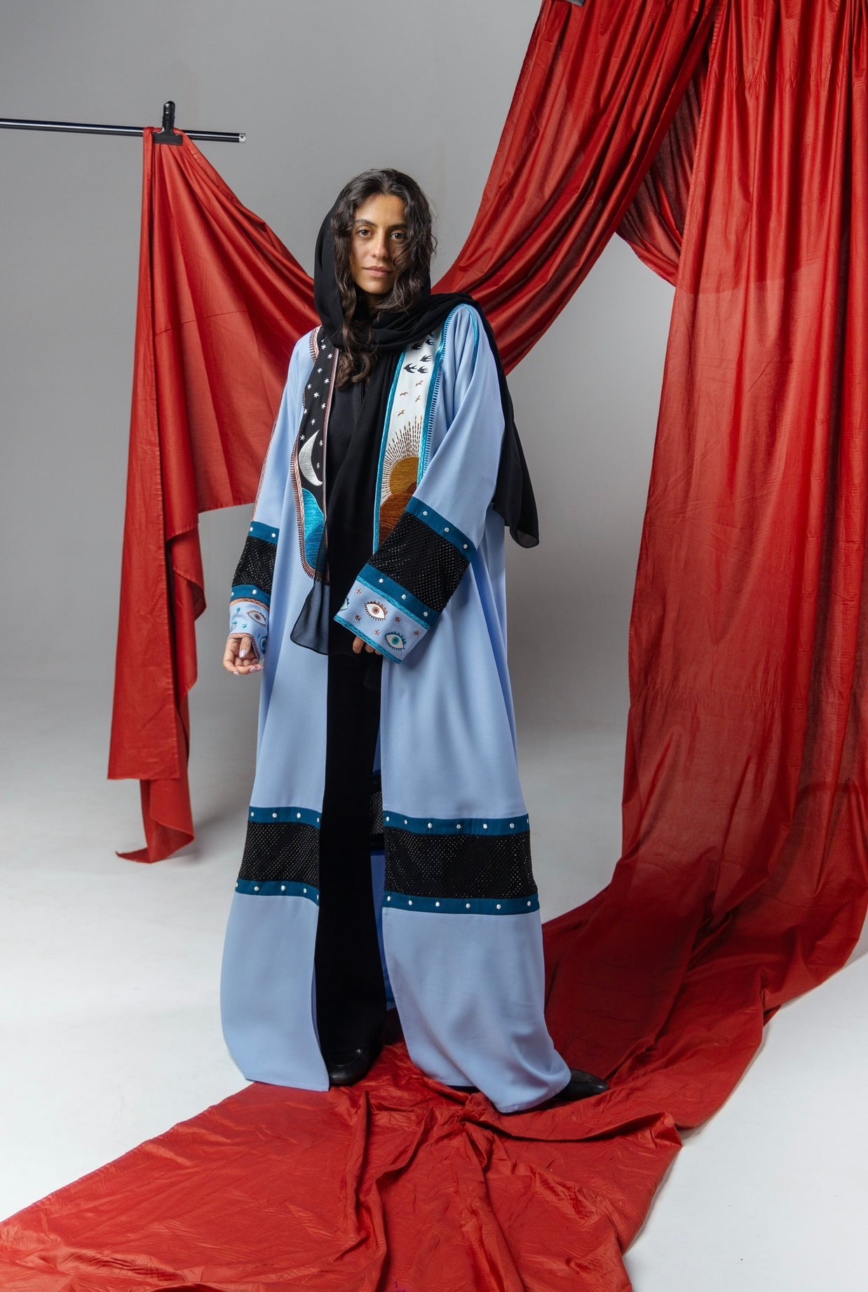 Ocean Eyes Abaya