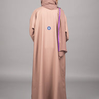 Brown Dots Abaya