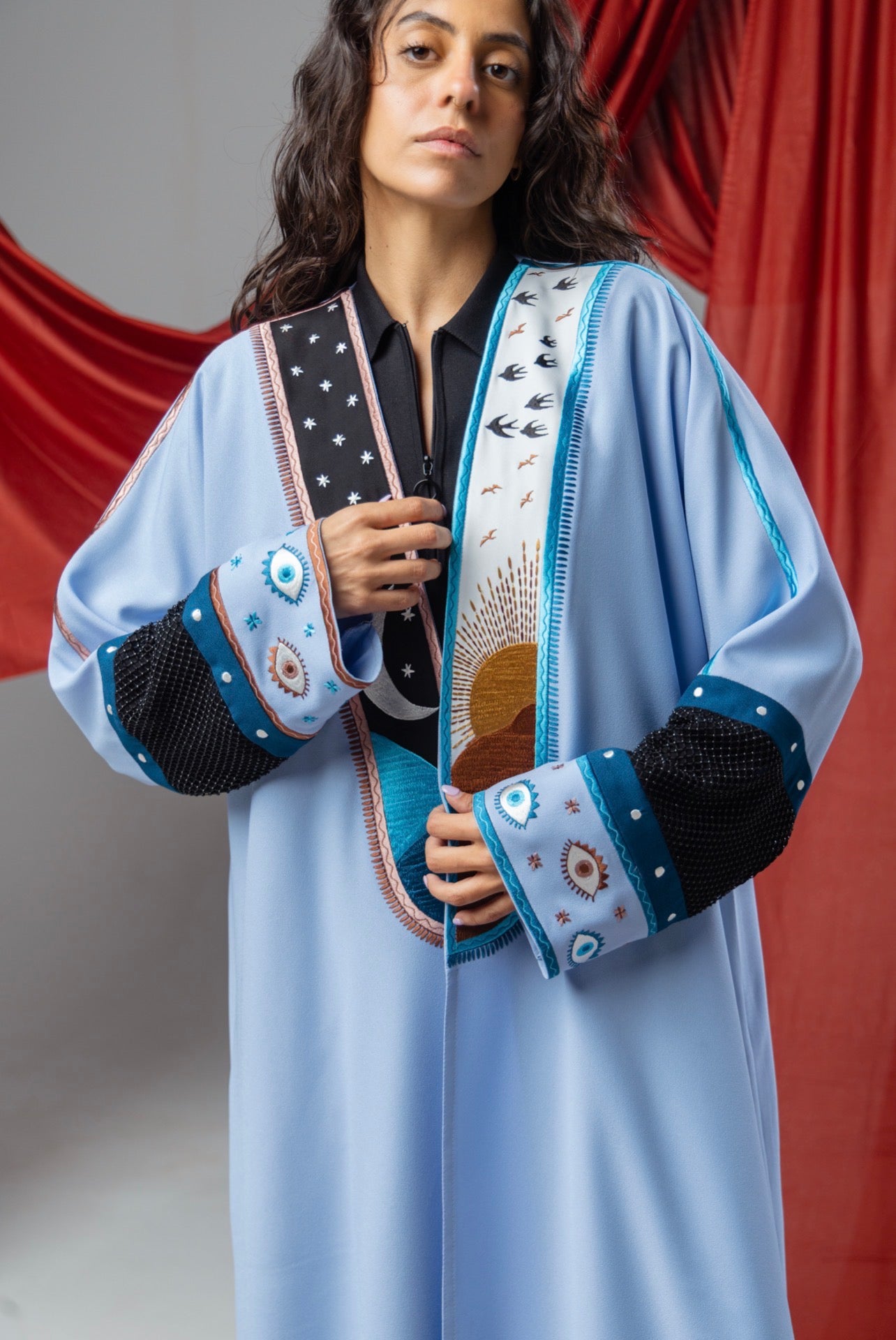 Ocean Eyes Abaya