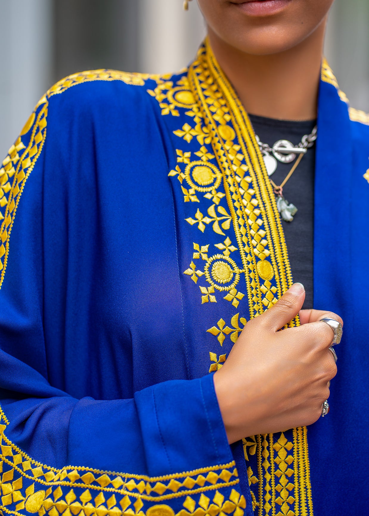 Royal Blue Abaya