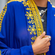 Royal Blue Abaya