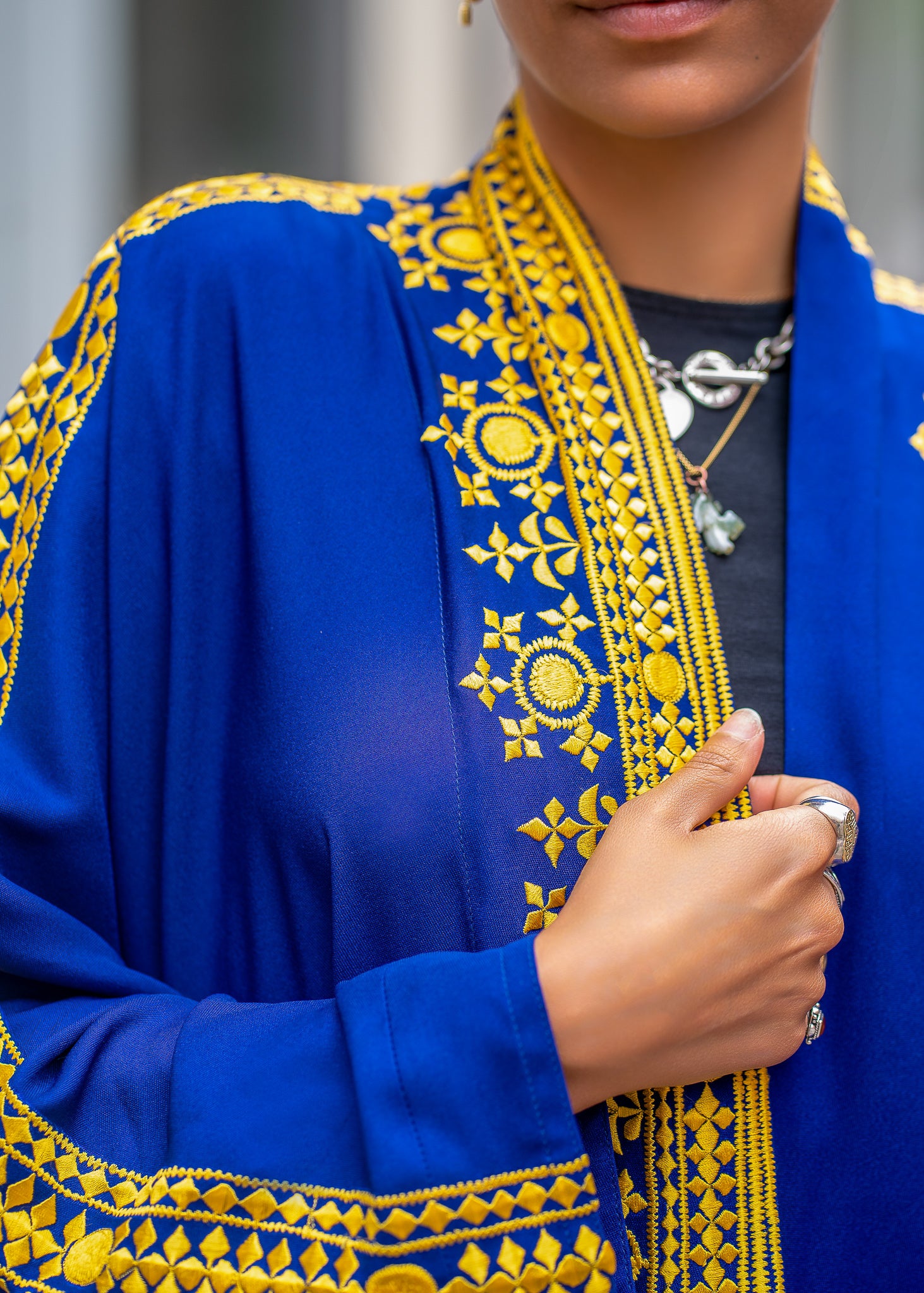 Royal Blue Abaya