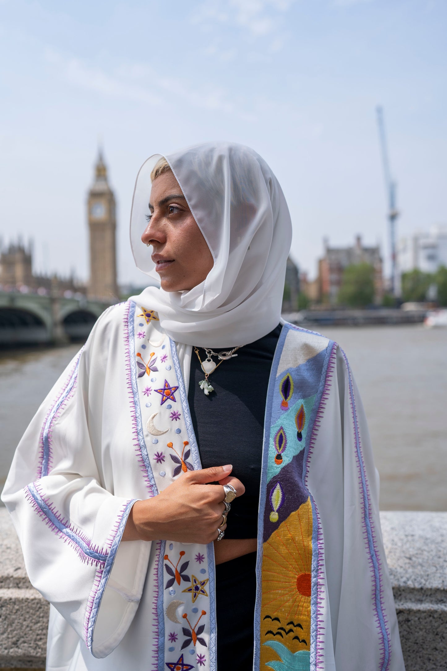 Abaya: Day & Night (off white)