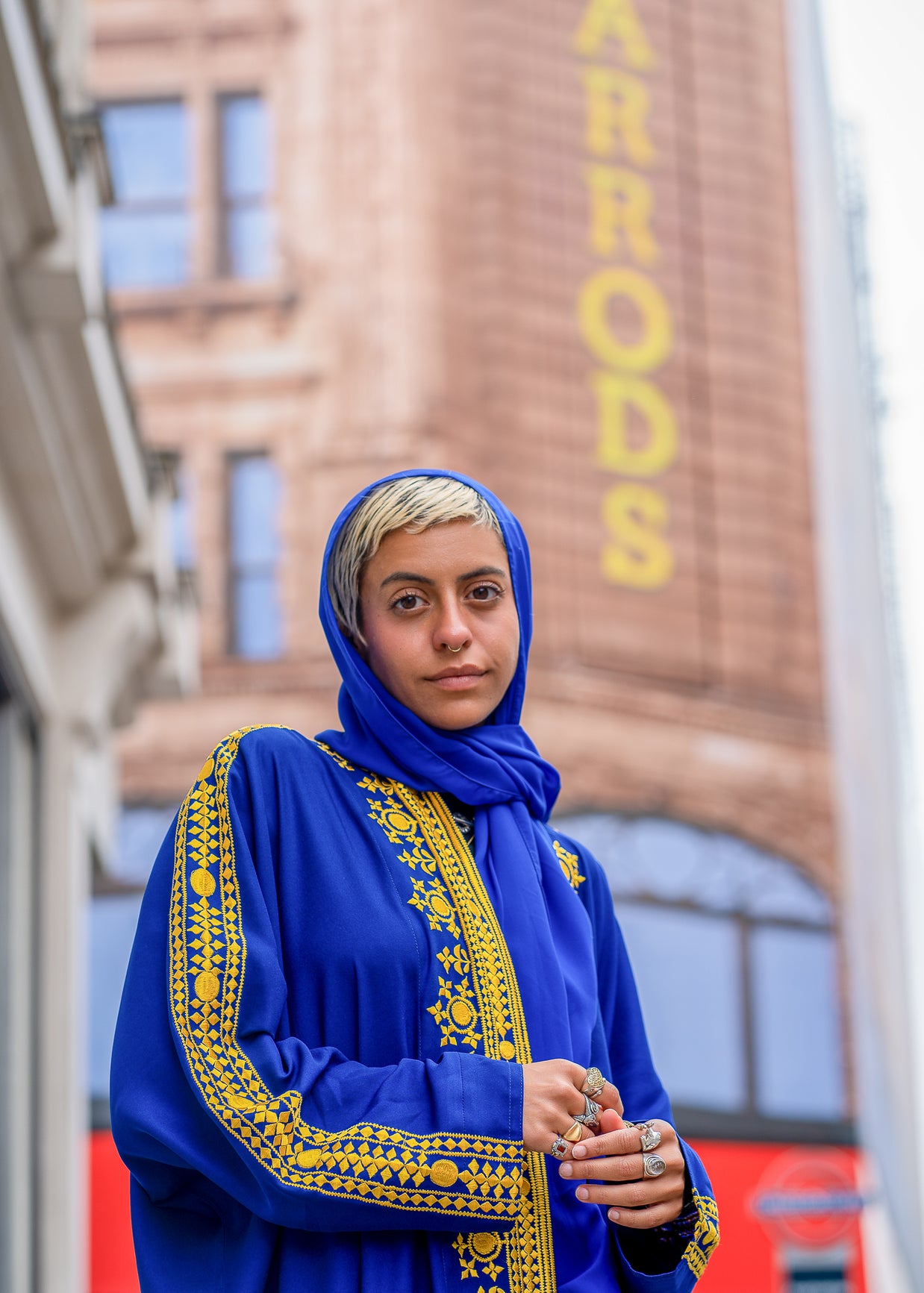 Royal Blue Abaya