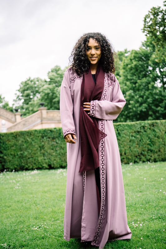 Abaya : Happiness (Pure Italian Crepe Fabric)