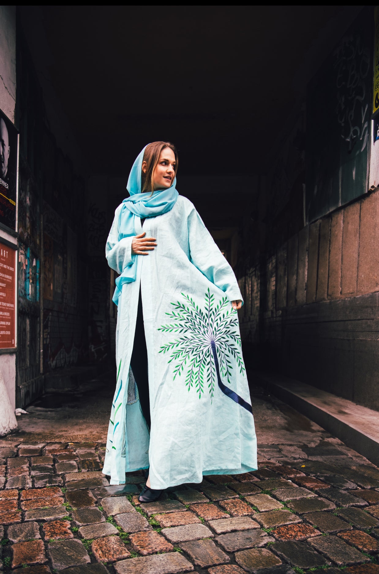 Tropical Desert Abaya