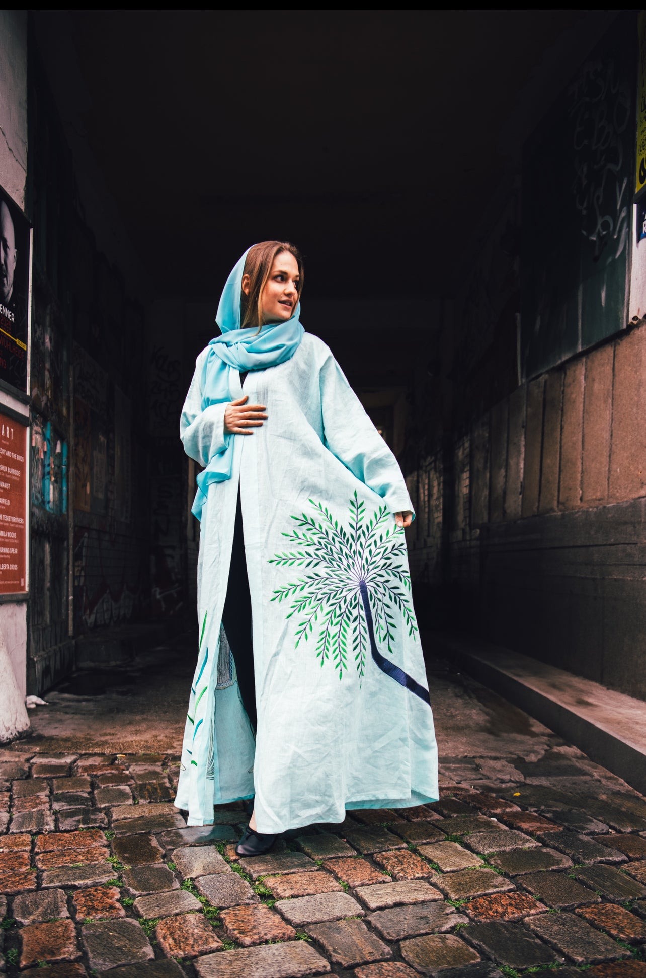 Tropical Desert Abaya
