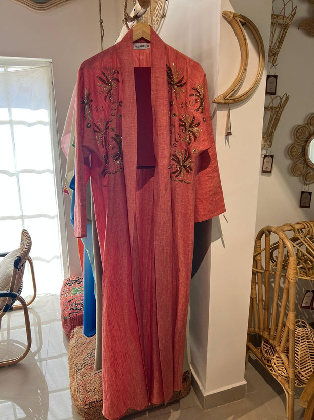 Abaya: Coral