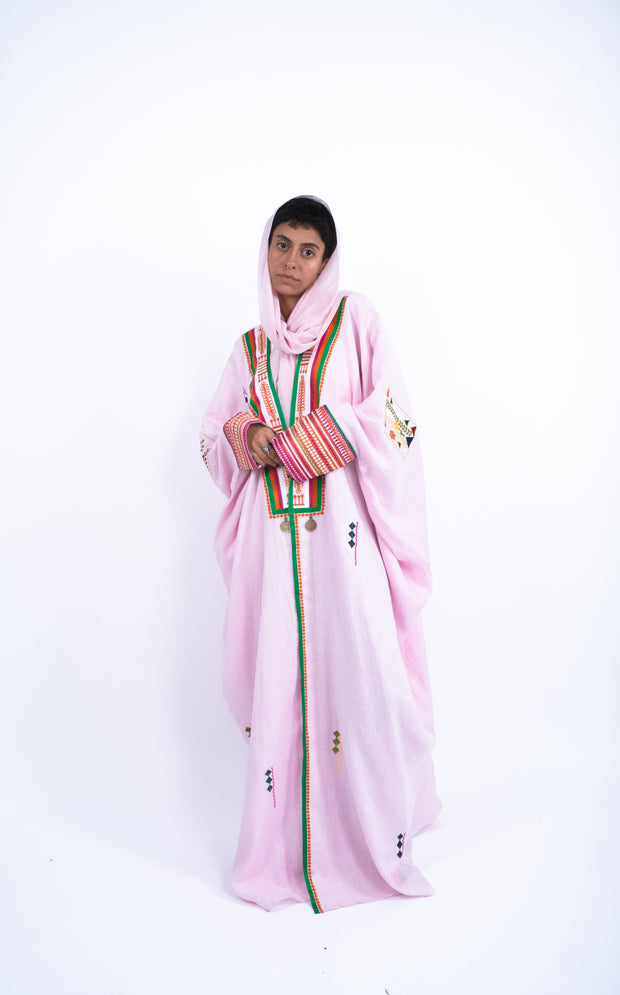 Abaya: عباية فن القط العسيري Al-Qatt Al-Asiri