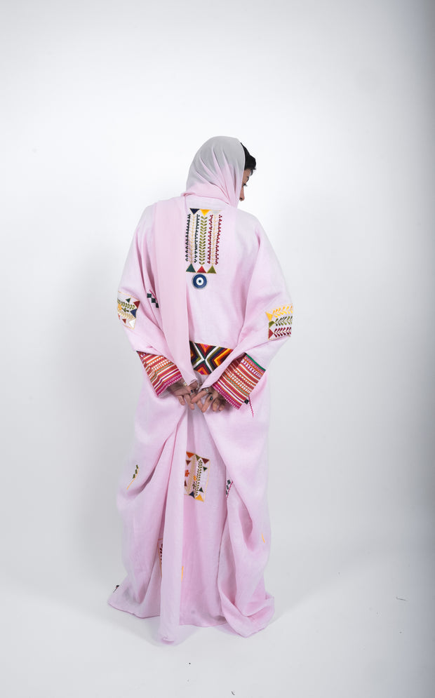Abaya: عباية فن القط العسيري Al-Qatt Al-Asiri