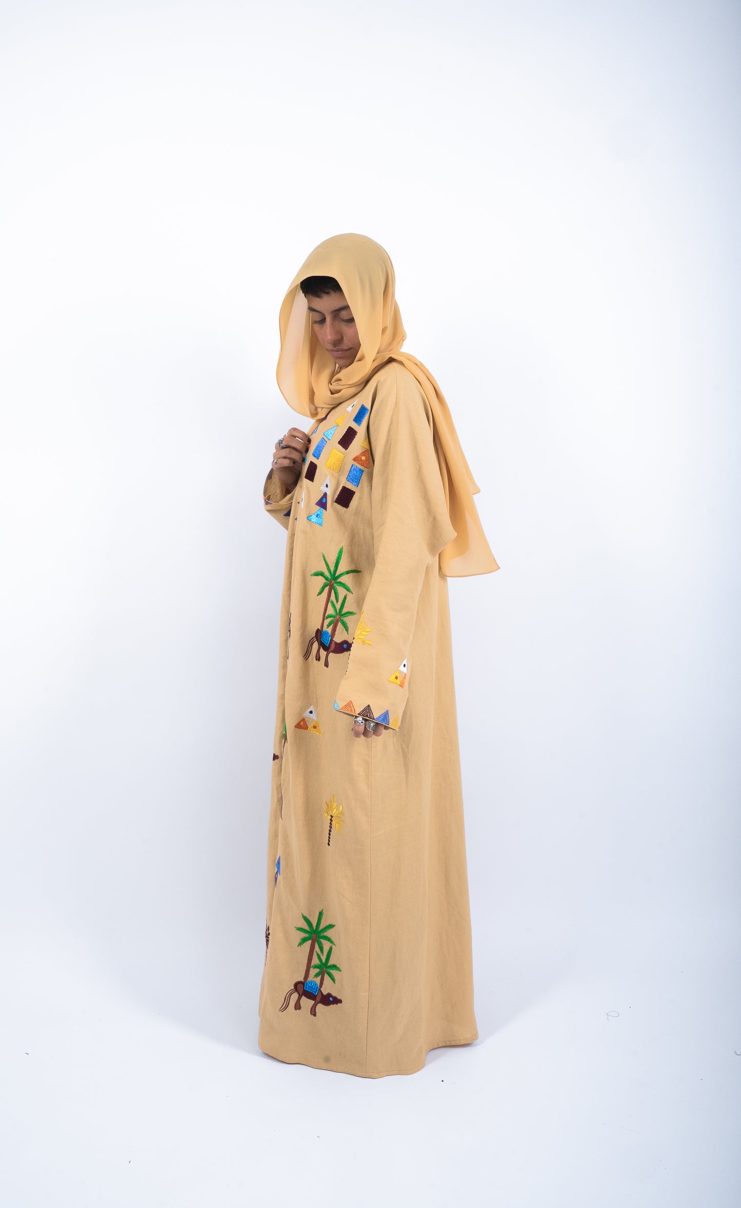 Camel Abaya