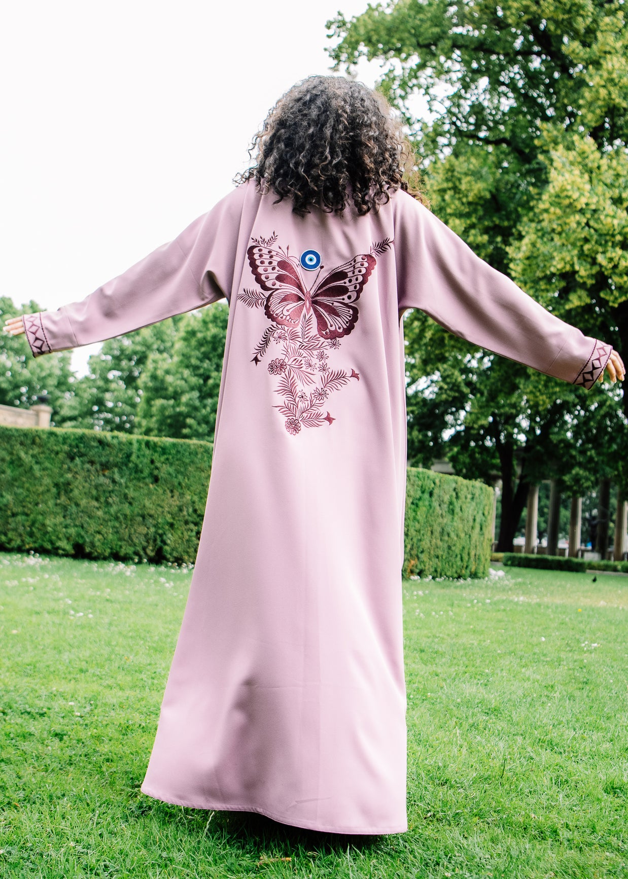 Abaya : Happiness (Pure Italian Crepe Fabric)