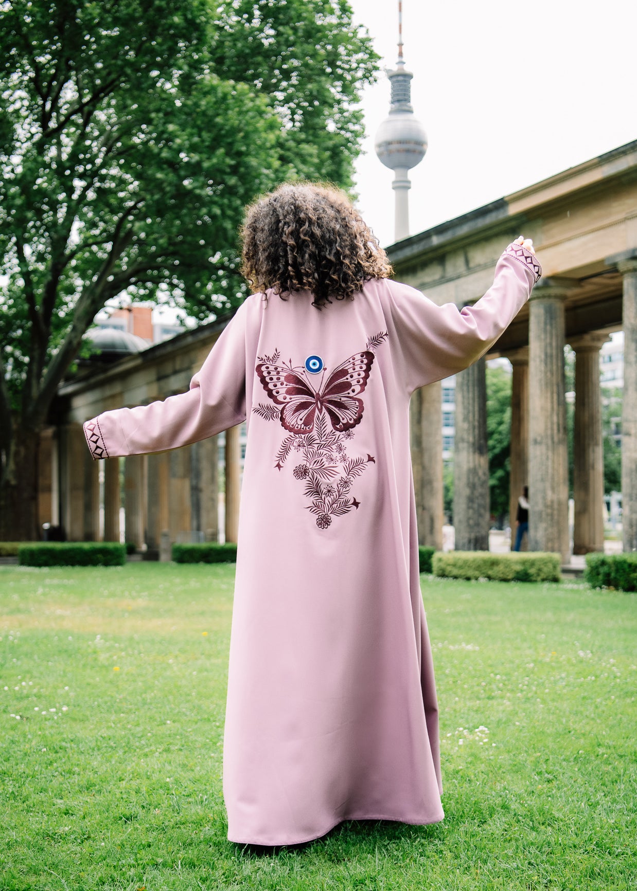 Abaya : Happiness (Pure Italian Crepe Fabric)