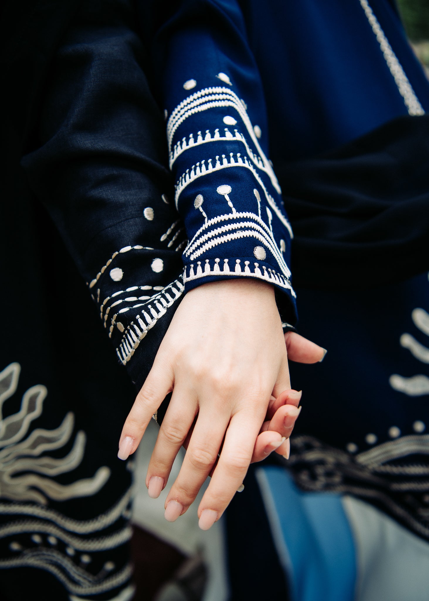 Nakheel Crepe Abaya