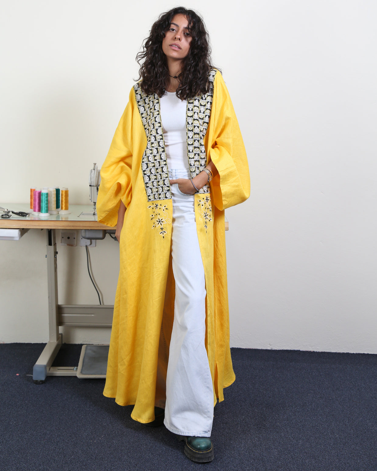 Yellow Jasper Casa Abaya