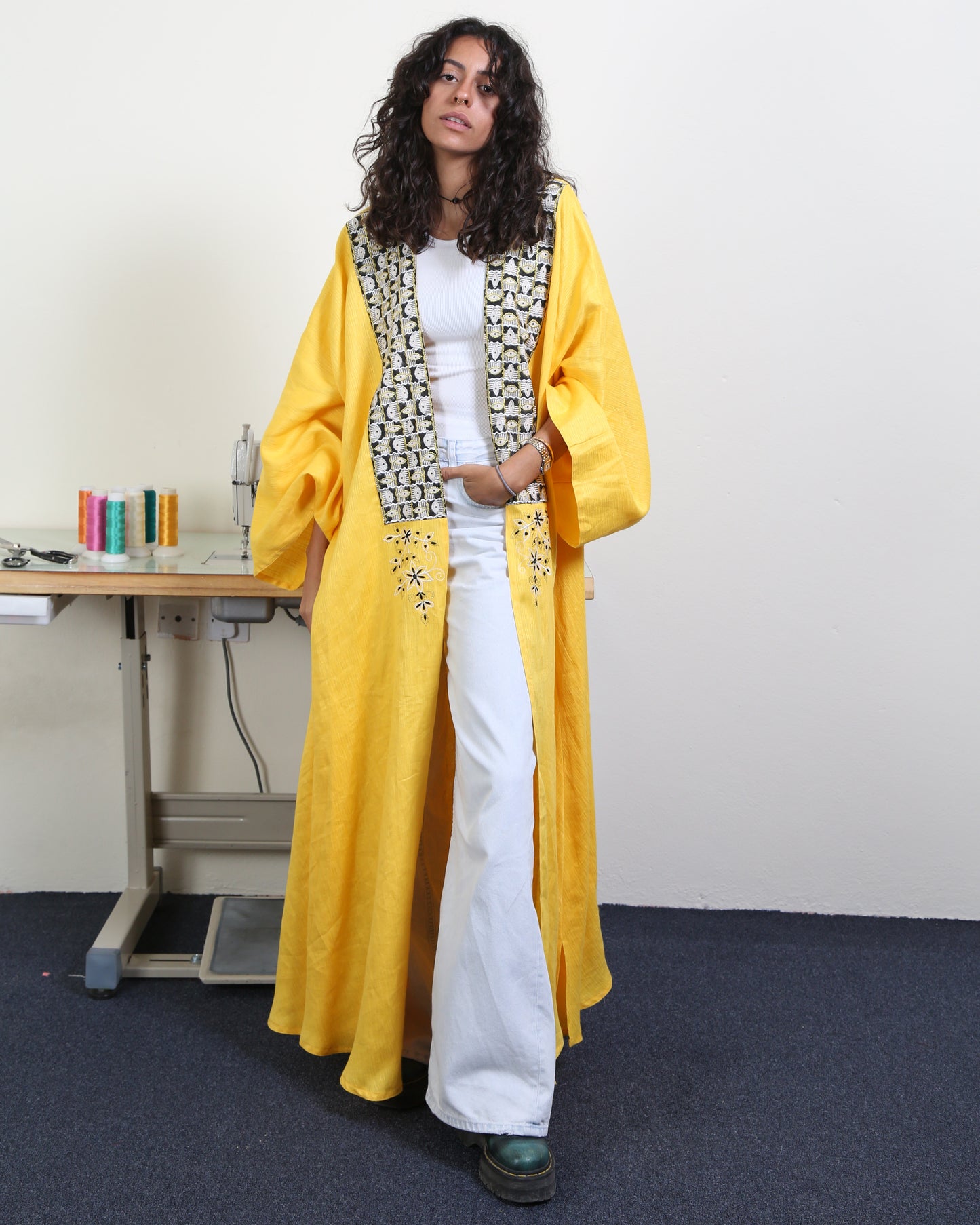 Yellow Jasper Casa Abaya