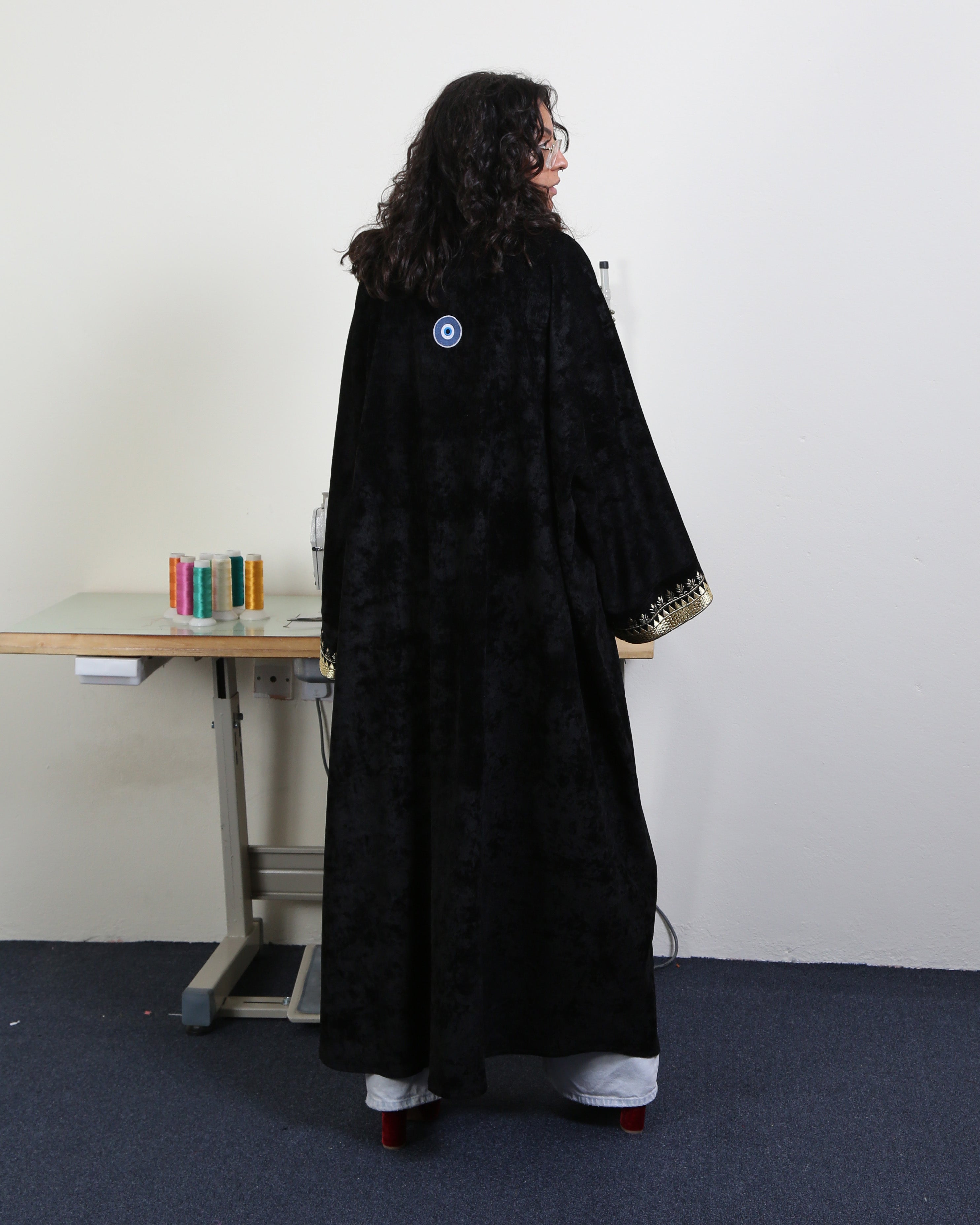 The Royal Zari ( Velvet & Linen)