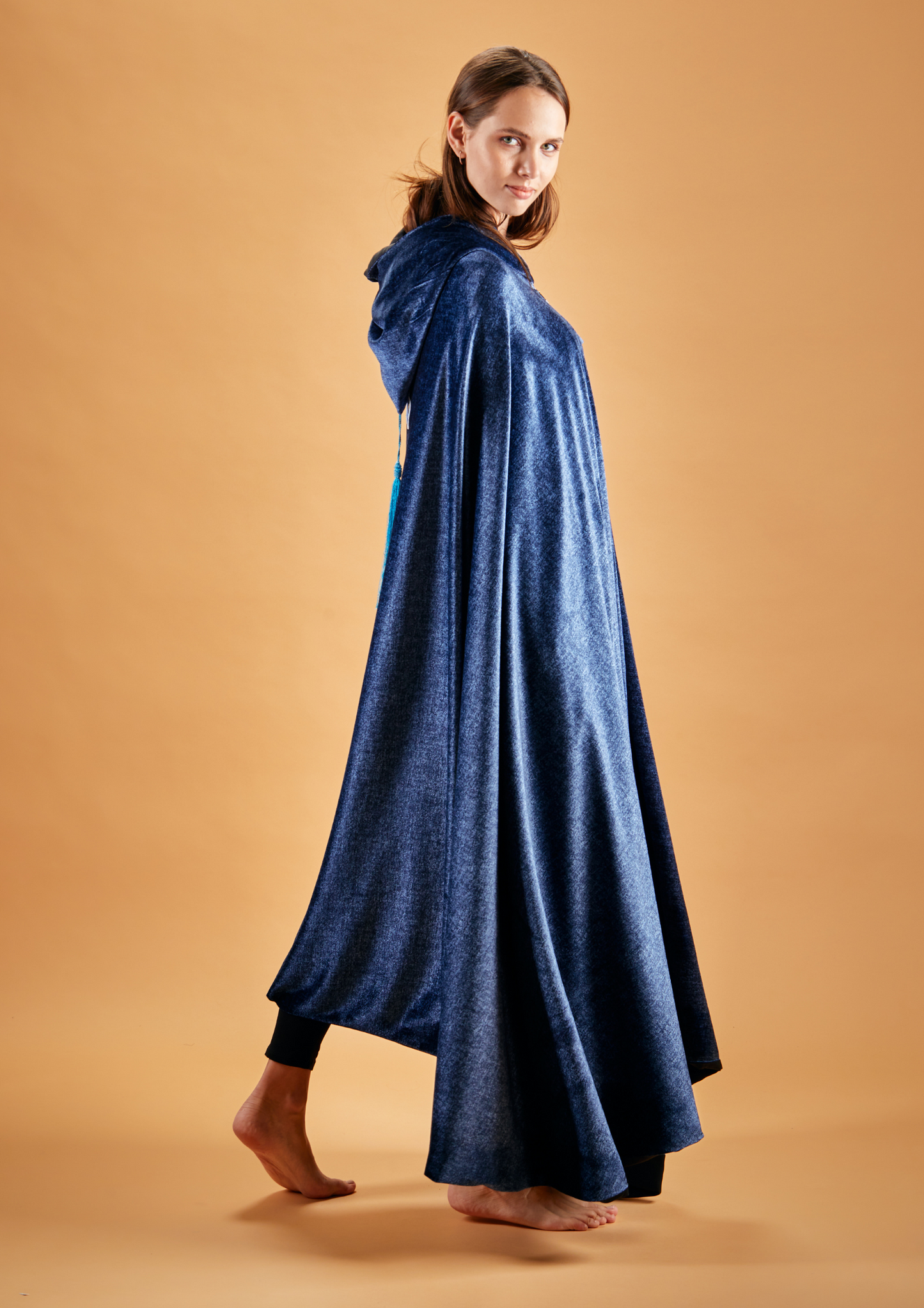 Blue Velvet Libyan Cloak