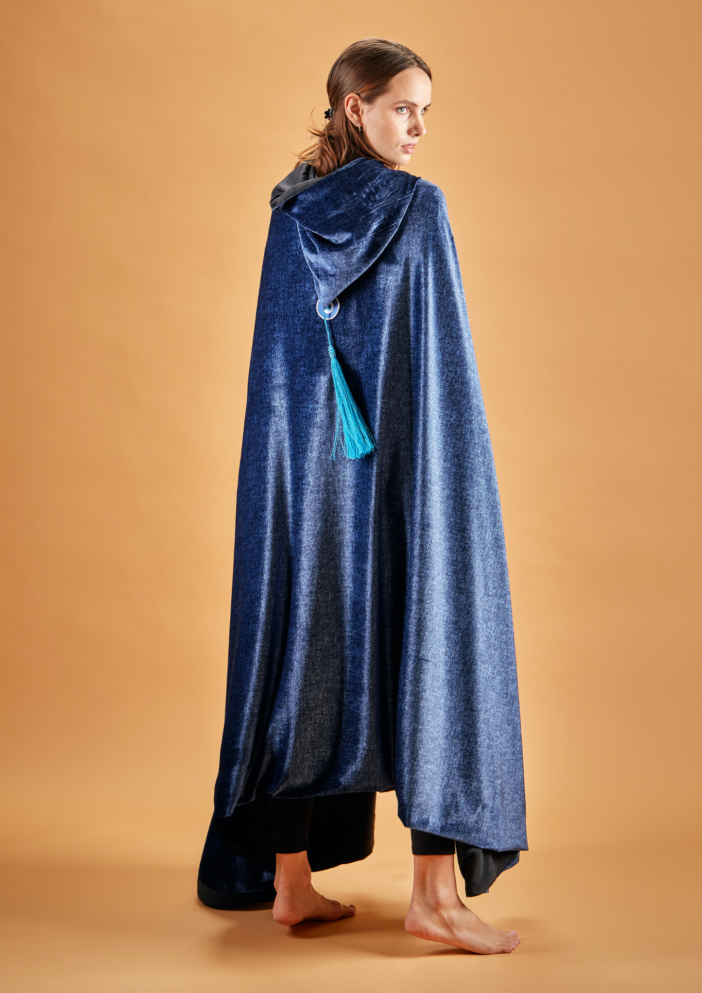 Blue Velvet Libyan Cloak