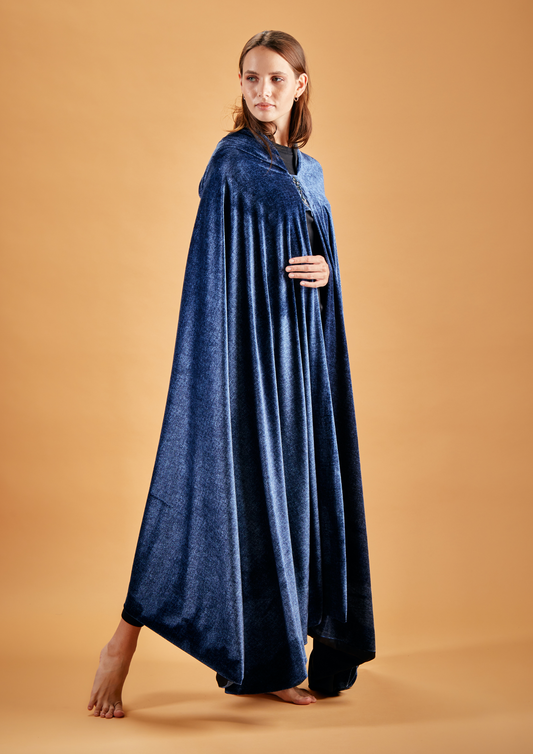 Blue Velvet Libyan Cloak