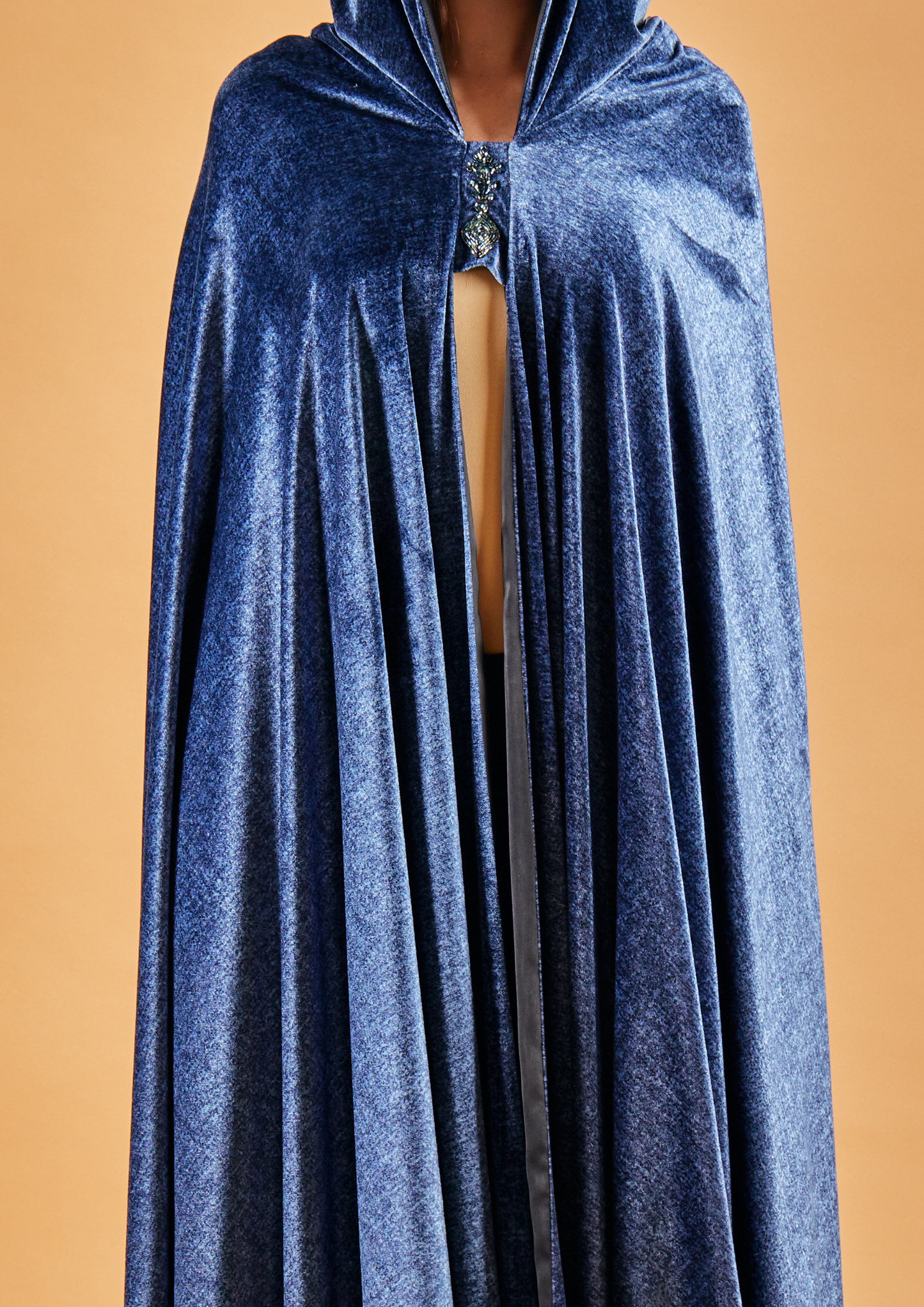 Blue Velvet Libyan Cloak